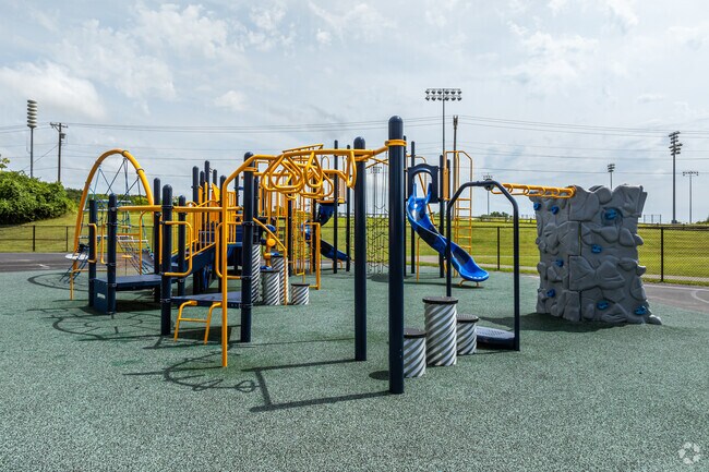The kids love recess at Randall Elementary School.
