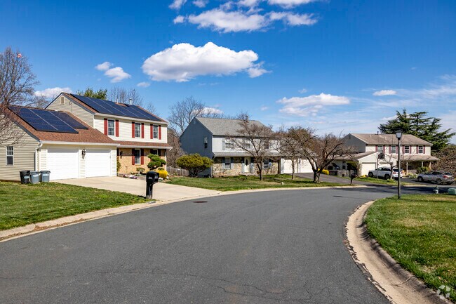 Derwood streets are lined with beautiful single family homes.