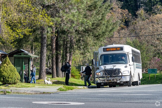 Public transportation is available in Hoopa to get to neighboring towns.