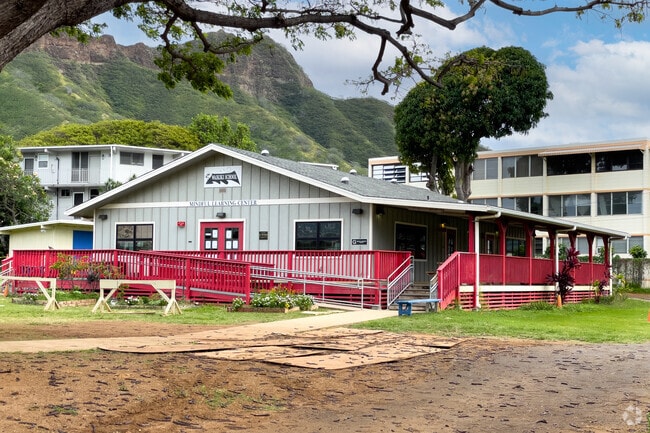 The school has a diverse student body, reflecting the multicultural community.