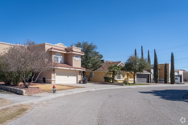 Horizon City's stucco homes elevate living with their two-story designs.
