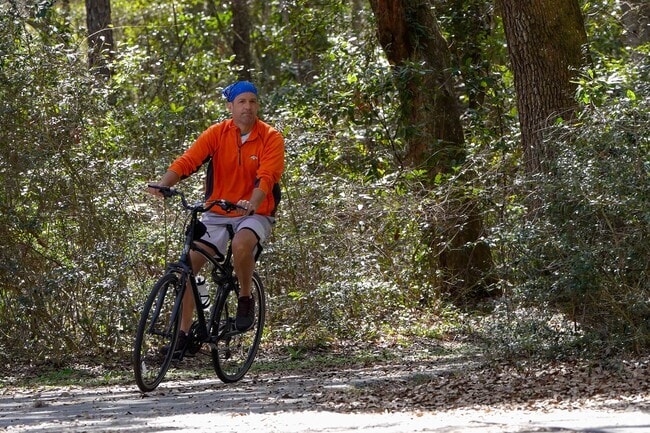 Residents of The Islands love riding their bikes on The Big Pine Trail.