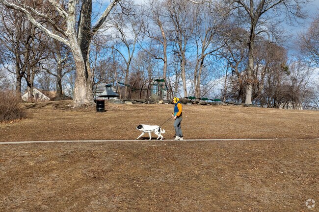 South Avenue Park is a small park in Beacon which features a walking path, tennis courts and a basketball court.