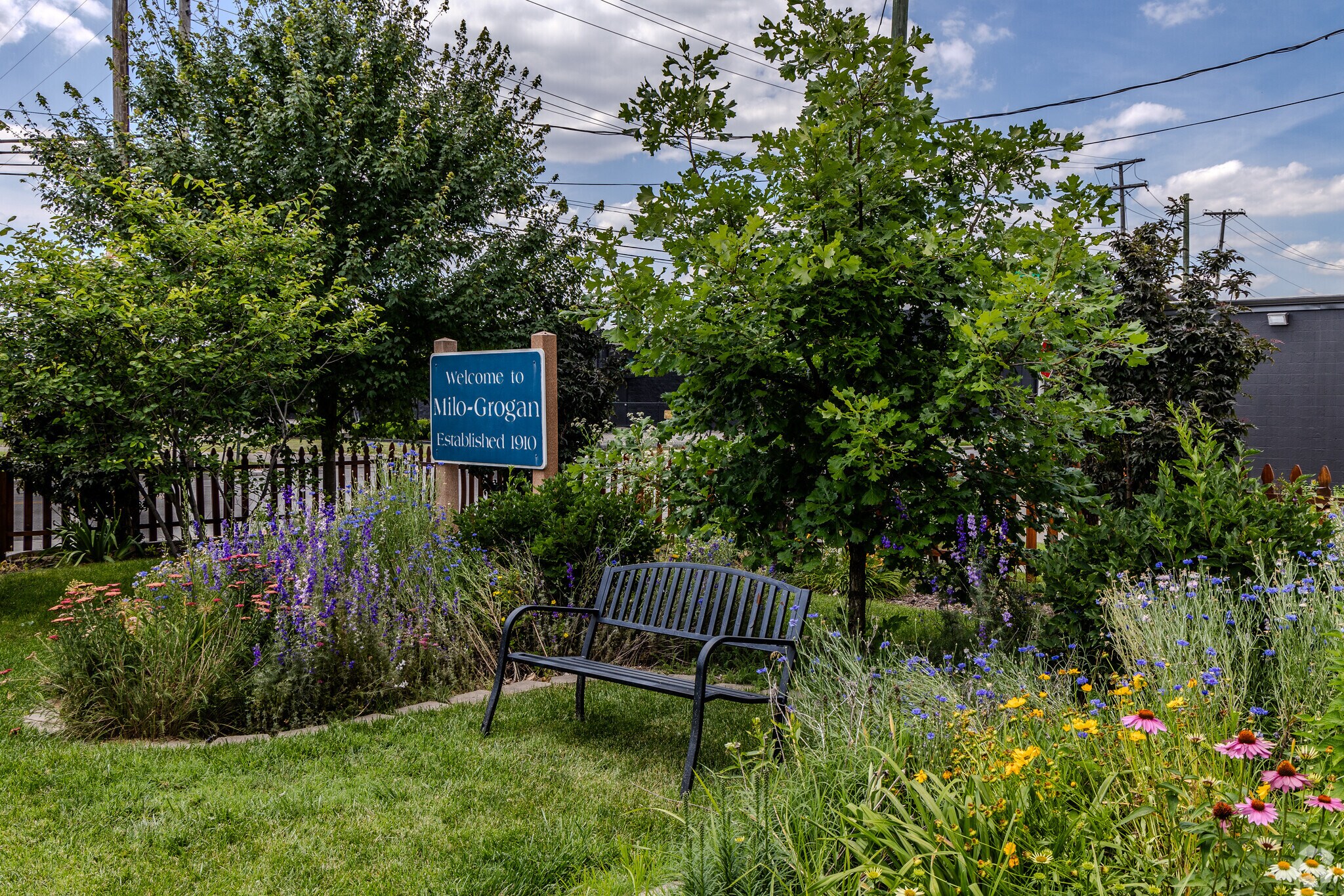 Milo-Grogan Green Space and Butterfly Garden is located off Cleveland Avenue.