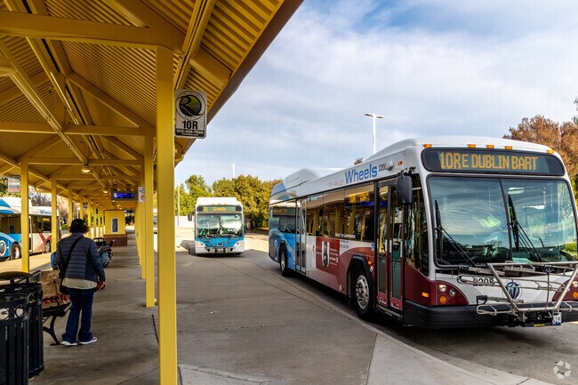 Sunset East residents can take local buses from the ACE station to the Dublin BART.
