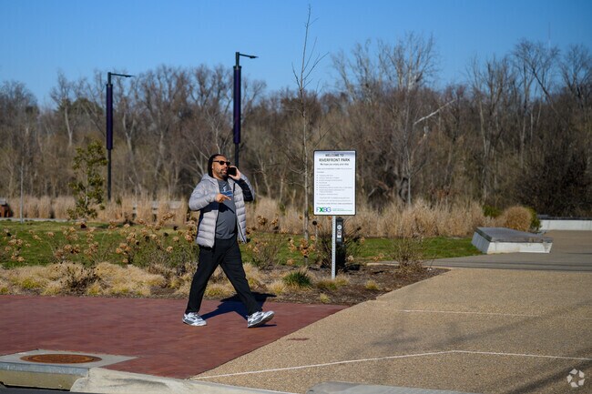 Riverfront Park is a scenic park along the Rappahannock River in Riverside.