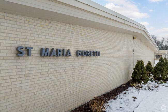St Maria Goretti Elementary is part of an adjacent Catholic church.