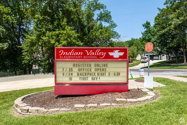 Indian Valley Elementary School is at 11600 Knox St, Overland Park, KS.