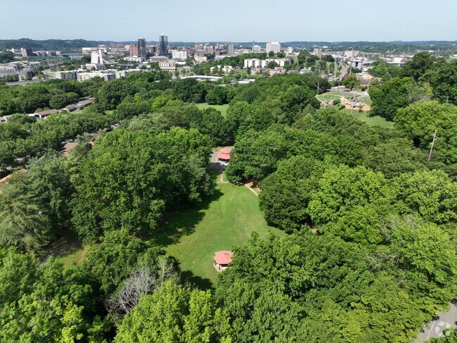 Morningside Park sits just on the outskirts of downtown Knoxville.