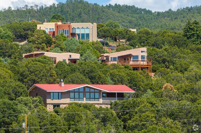 Hyde Park is built within the foothills of Santa Fe, offering a secluded feeling.