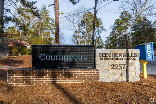 Beecher Hills Elementary School is part of the Atlanta Public School System.
