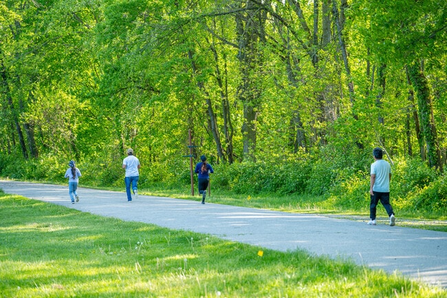 The trails at Foster Park are a great place for Broad River