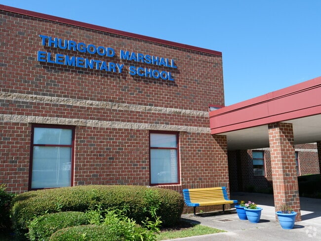Thurgood Marshall Elementary School teaches over 400 students per year.