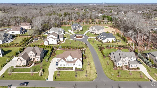 The meticulously crafted facades of Union County homes enhance the neighborhood's visual allure.
