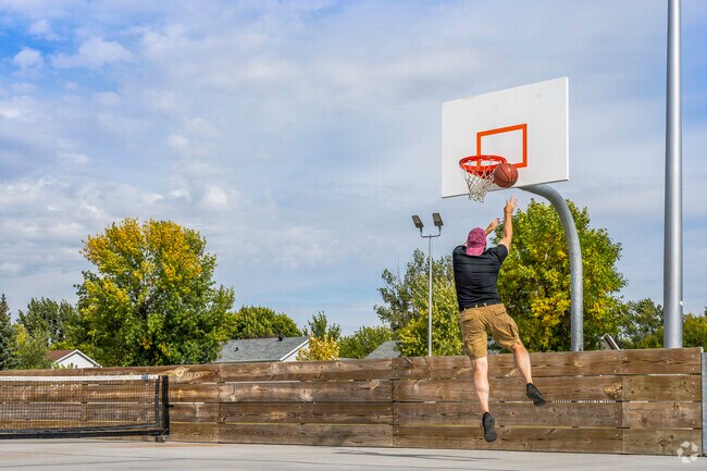 Charleston residents can join in a pick up basketball game at Maplewood Park.