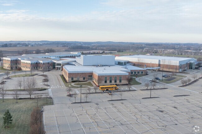 Sun Prairie East High School is a beautiful campus located just south of downtown Sun Prairie.