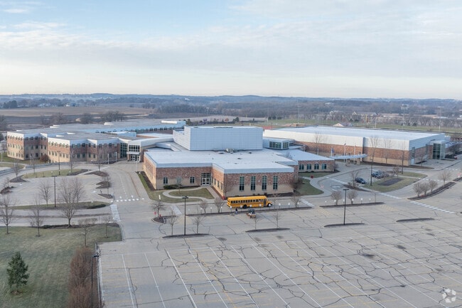 Sun Prairie East High School is a beautiful campus located just south of downtown Sun Prairie.