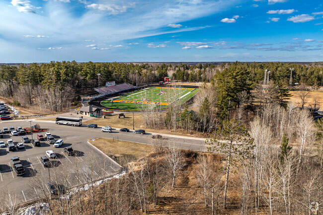 Grand Rapids Senior High School features a stadium on campus.