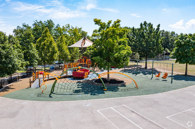 Children love the playground at William Hatch Elementary School.