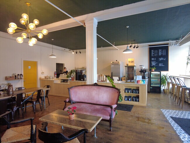 The Proper Cup Coffee House is in walking distance for many Oakdale residents.