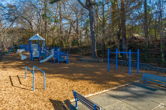 Immaculate Heart of Mary School has two large play areas.