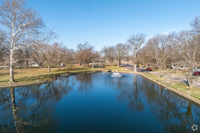 Sedalia's Liberty Park has a pond, walking trail, playground and outdoor pool in summer.