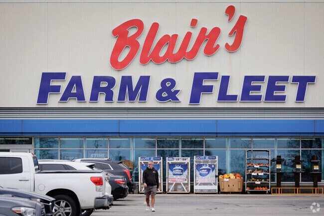 Blain's Farm and Fleet is a local chain that sells everything from tools to clothing.