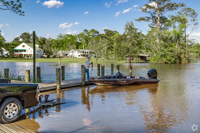 Check and see if the fish are biting on Bayou Sara in Saraland, AL.