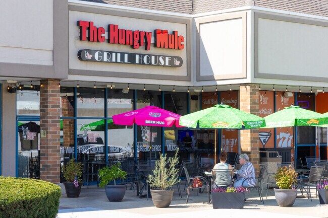 The Hungry Mule has plenty of outdoor seating.