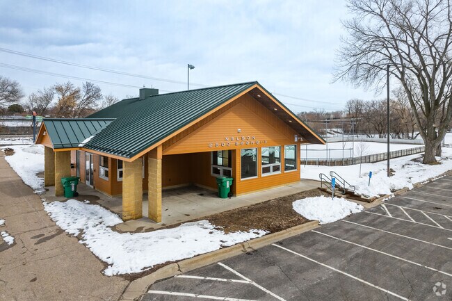 Nelson Park features two outdoor skating rinks so there is plenty of space for all.