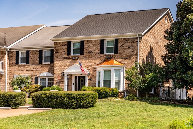 Two-story townhomes are found in the Hickory Valley neighborhood.