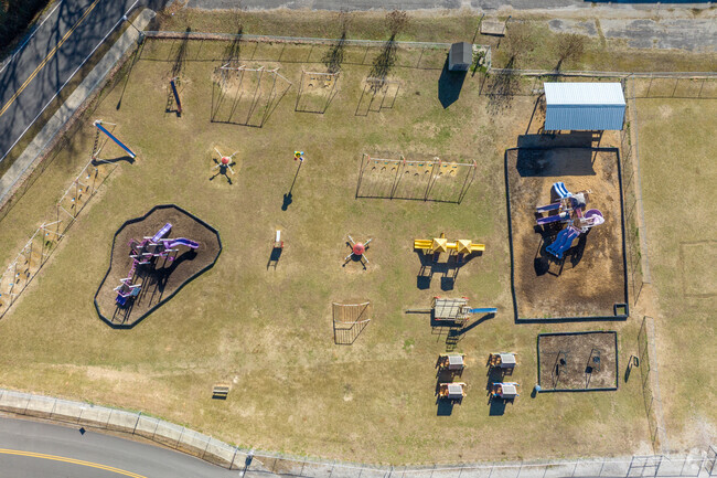 Play on the playground at Parrish Elementary School.
