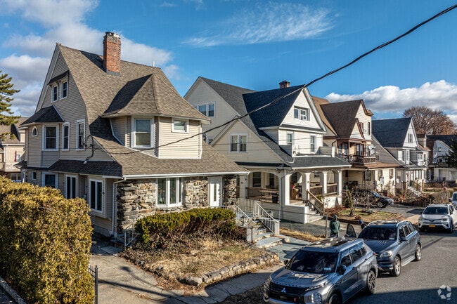 Charming Colonial homes line peaceful streets of Northwest Yonkers.