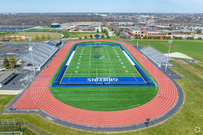 Lincoln-Way East High School Track and Griffins Football Field