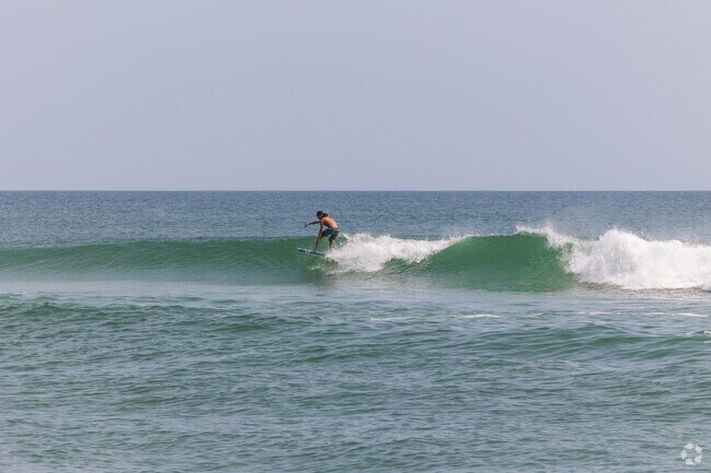 Salvo locals love to surf the waves at popular breaks in the Tri-Village area.