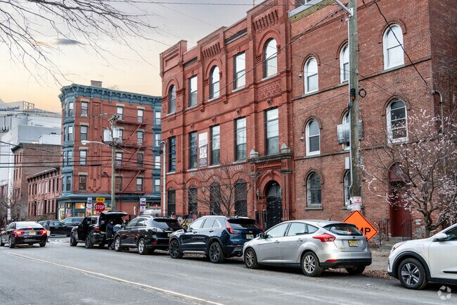 The First Christian Pentecostal school is located a block away from Jersey City Medical Center.