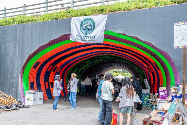 Earth Day and Arbor Day celebration near Marina Hills brings the community together.