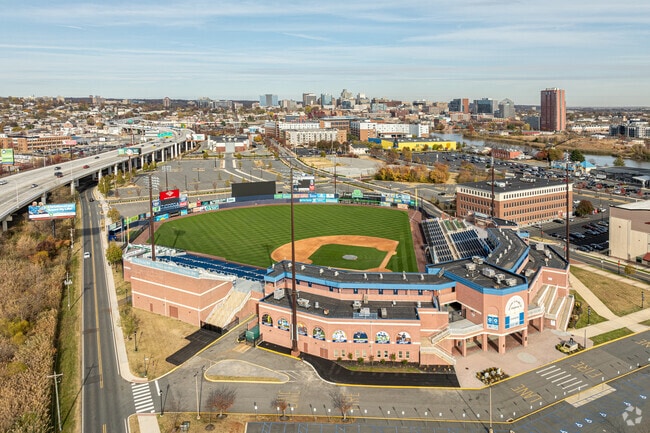 Frawley Stadium hosts Blue Rocks baseball just outside of Downtown Wilmington.
