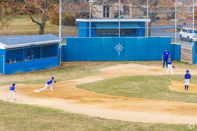 Local youth baseball teams use the plentiful ball fields at Monocacy Park.