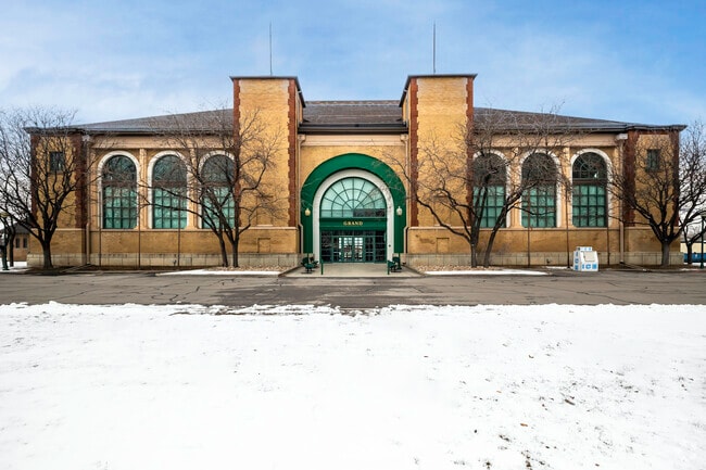 Fairpark Grand building is home to all kinds of flea markets and events.