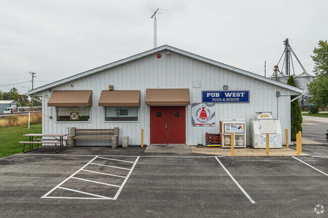 Locals gather at Pub West for drinks and pub-style meals in Waterman.