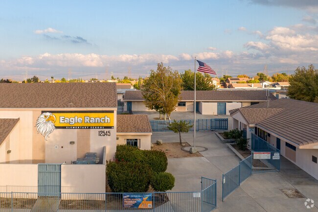 Adelanto's Eagle Ranch Elementary where children attend K-6 grade.