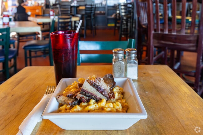 The Genesee Pub & BBQ in Genesee North Central serves up Texas-style barbecue.
