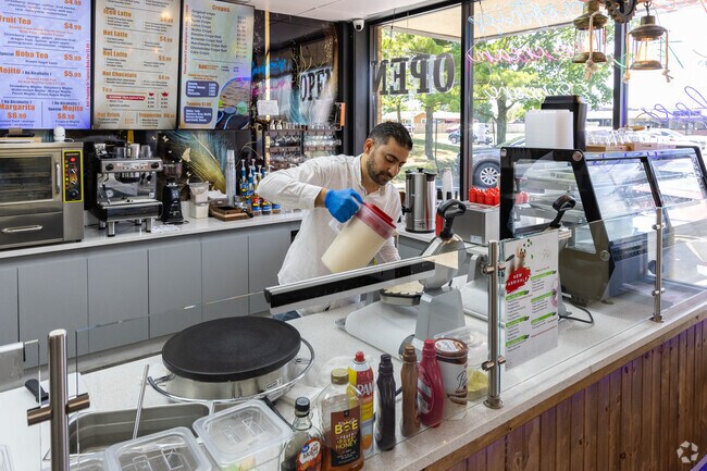 Laurel Greene residents enjoy delicious crepes during the weekend mornings.
