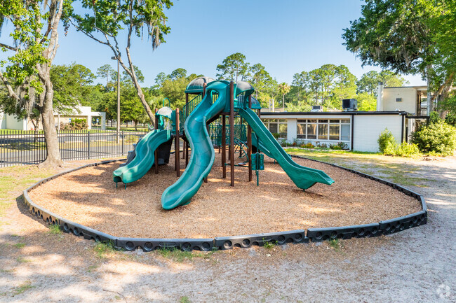 St. Patrick Interparish School offers multiple play areas for students.