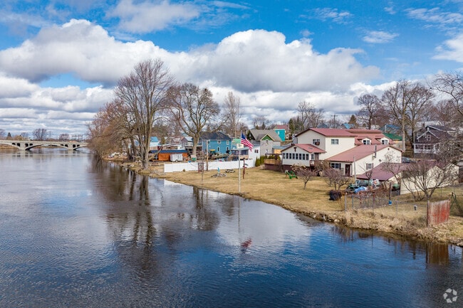 While no Ogdensburg houses are much farther than a mile from the water, flooding is only a concern with those along the banks of the Oswegatchie River.