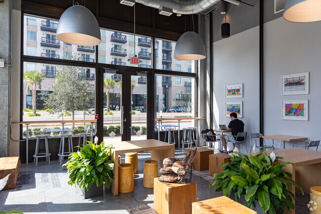 Hitch Village-Fred Wessels enjoy walking distance to many local coffee shops.