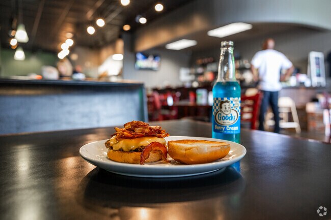 Fizz is known for its unique soda and burgers in Willowbend.