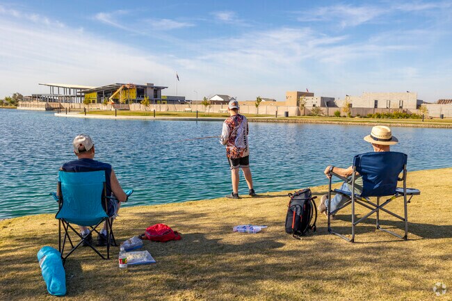 Apache Junction’s Painted Sky Park is a great spot to take the kids fishing.