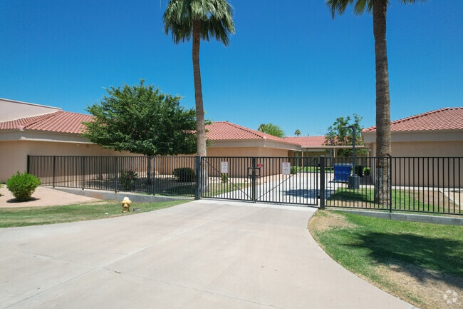Encanto Elementary School in central Phoenix keeps its students secure in their gated premises.
